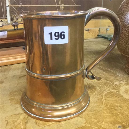 Georgian copper mug